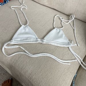 Montce white Bikini top